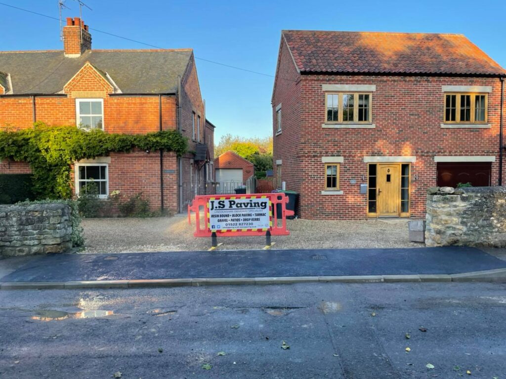 Drop Kerb Installation Welbourn, Lincolnshire, After